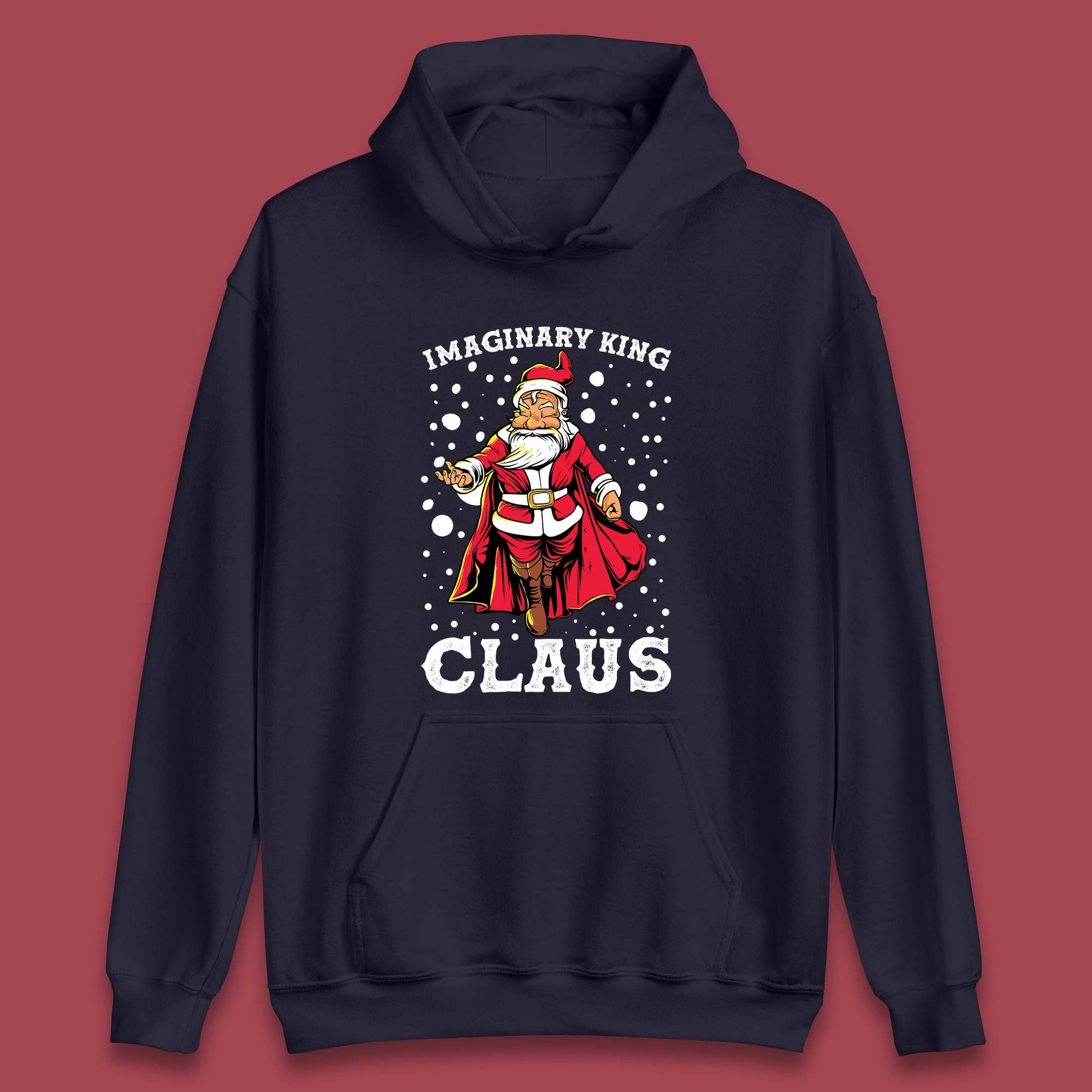 imaginary king santa christmas hoodie