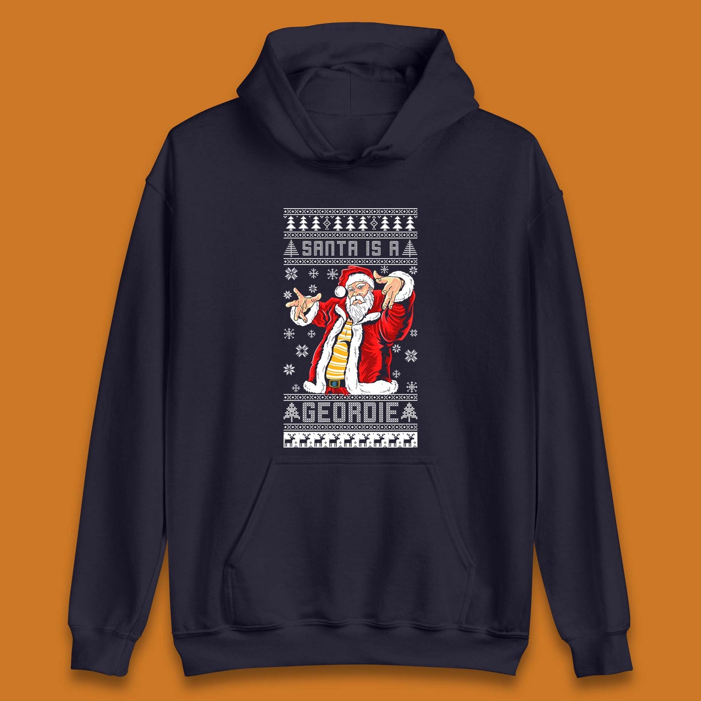 Santa Is A Gerodie Christmas Unisex Hoodie