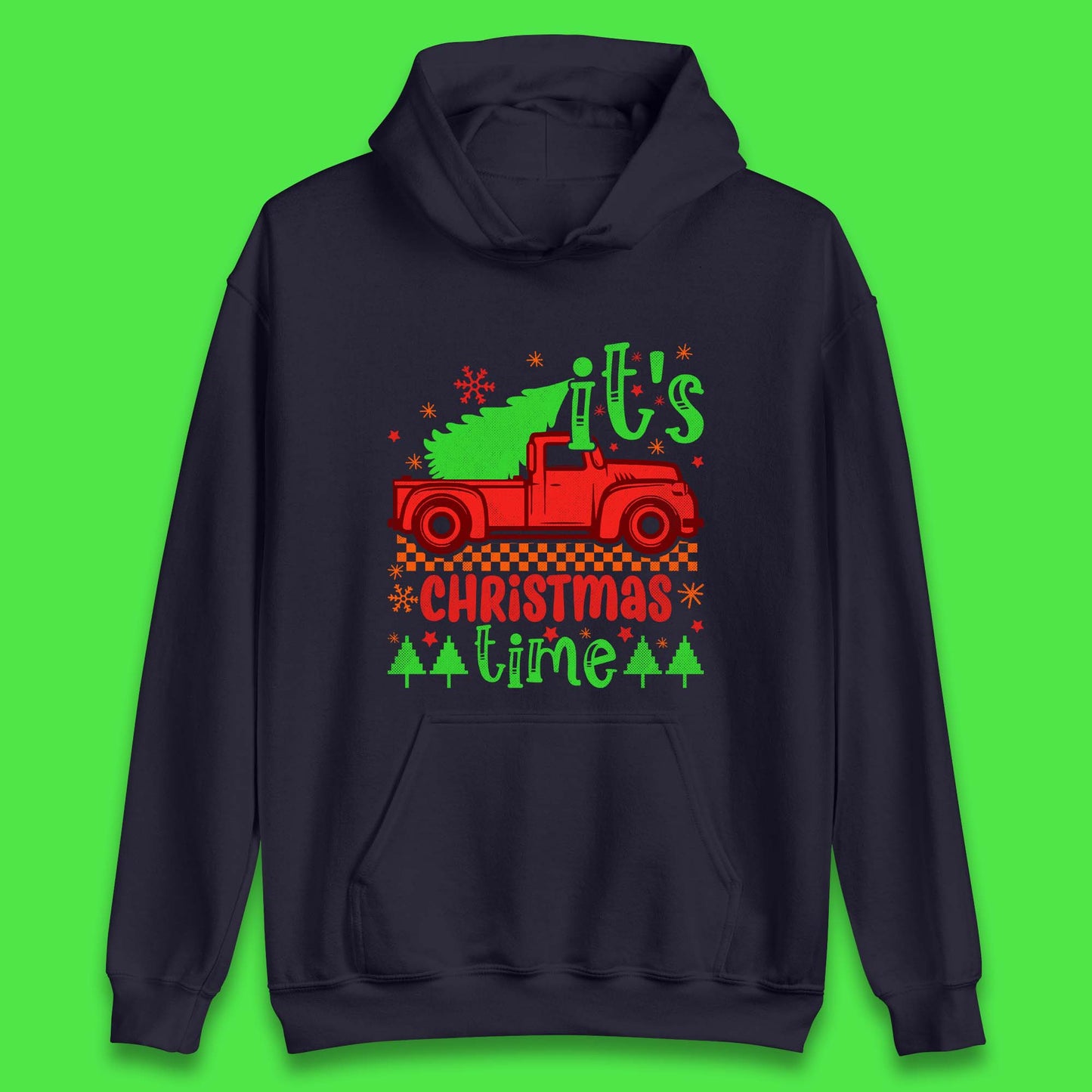 Christmas Truck Unisex Hoodie