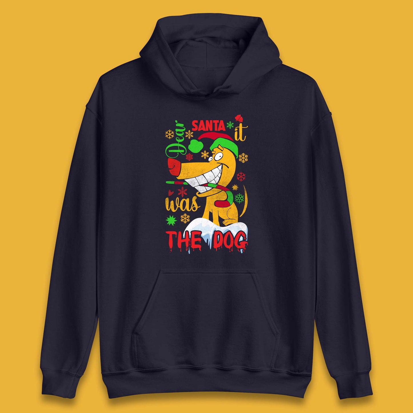 christmas dog hoodie