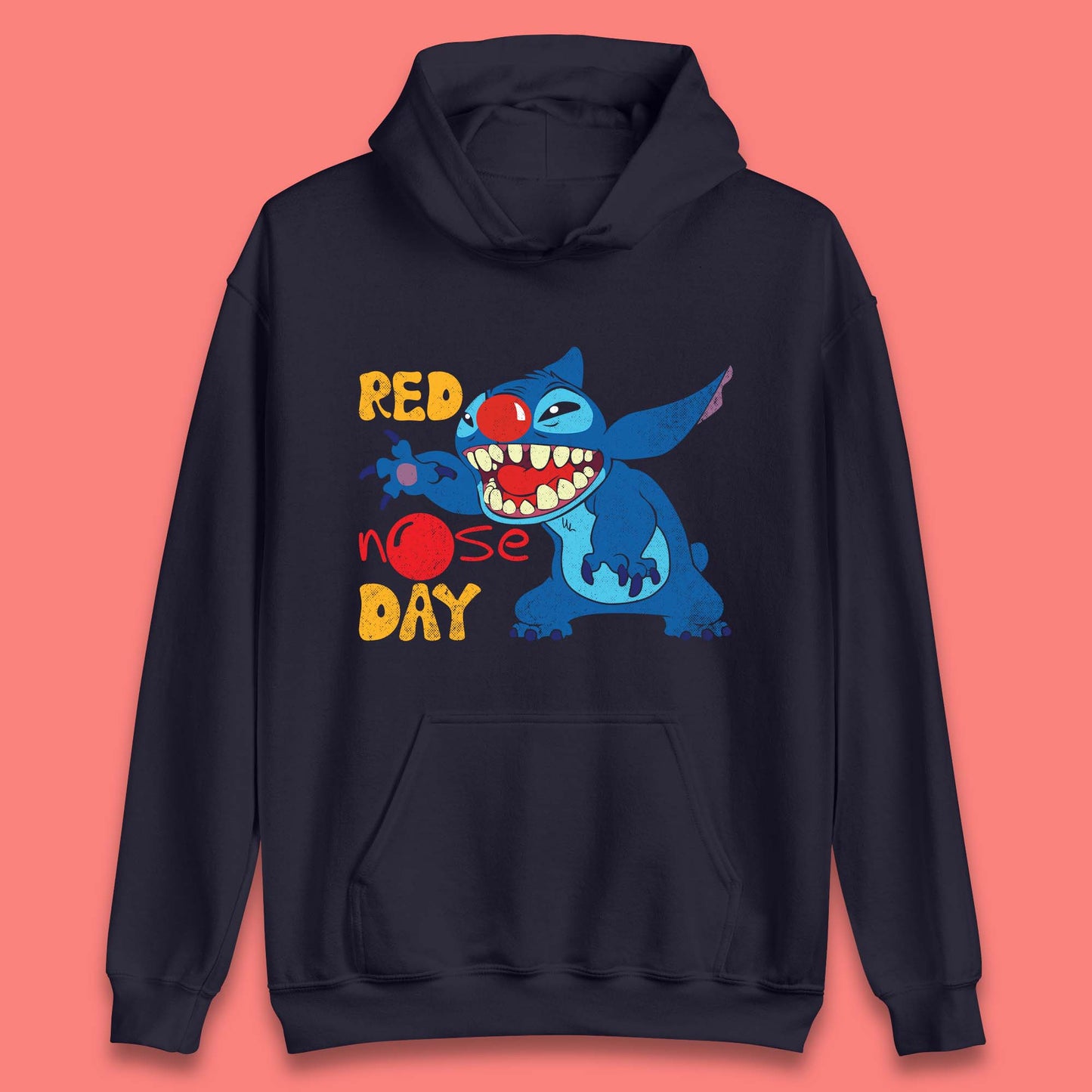 Stitch Red Nose Day Unisex Hoodie