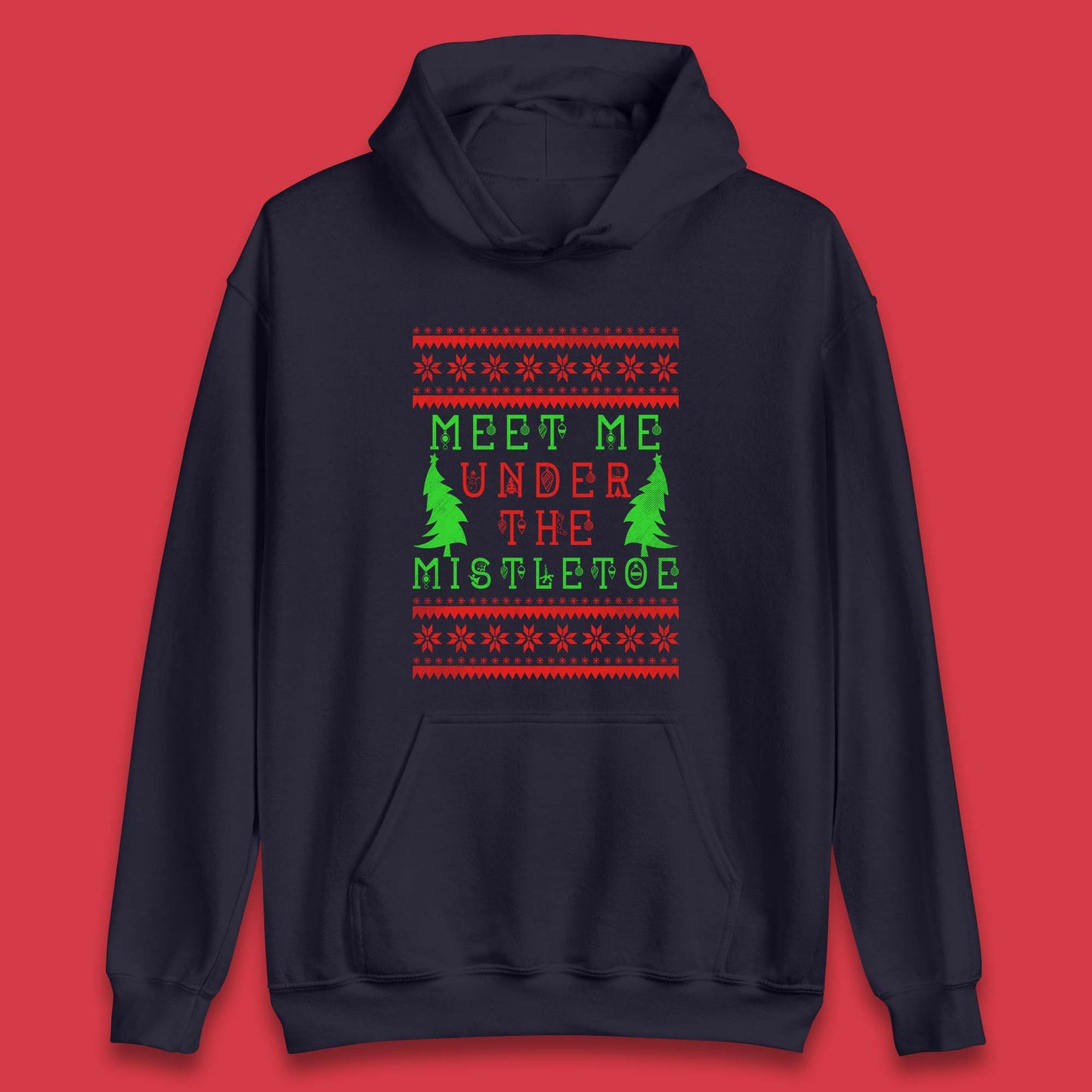 mistletoe christmas hoodie
