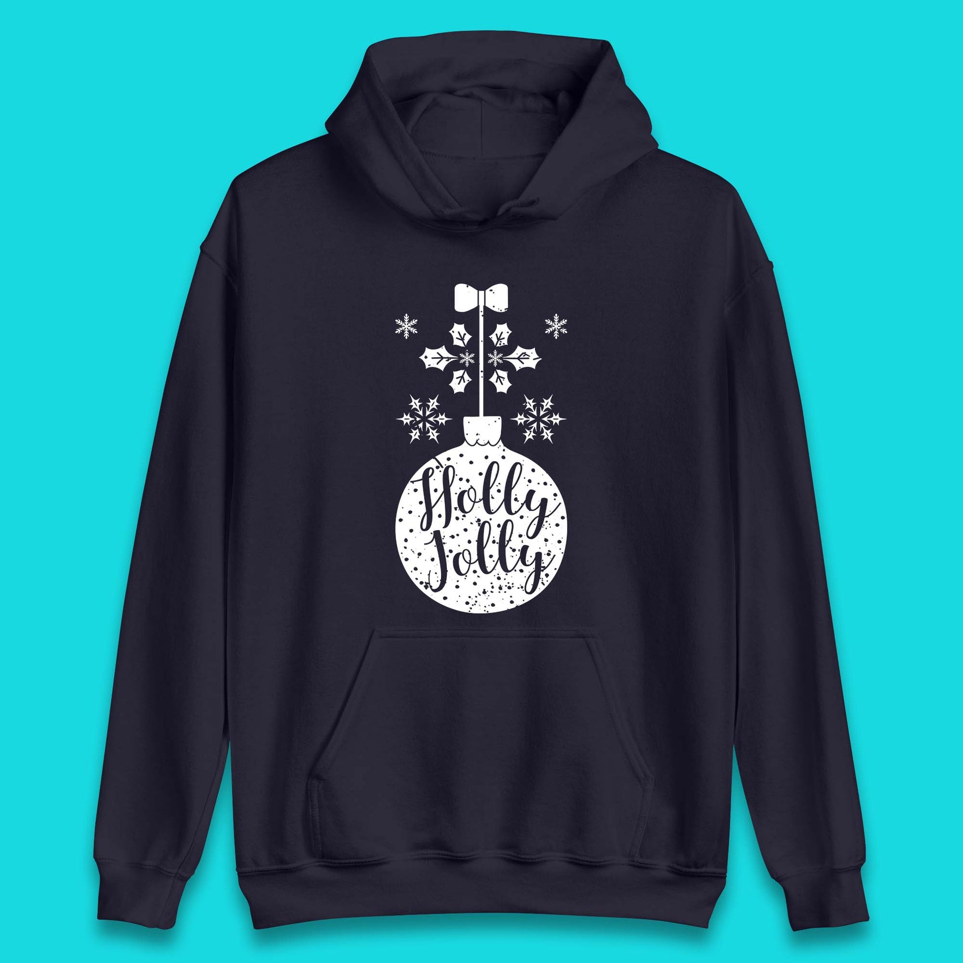 holly jolly christmas hoodie