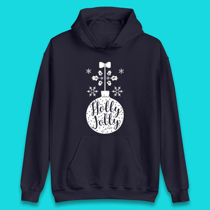 holly jolly christmas hoodie