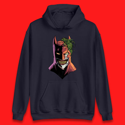 DC Comics Batman Mouth Wall Batman X The Joker Spoof Supervillain Comic Book Character Unisex Hoodie