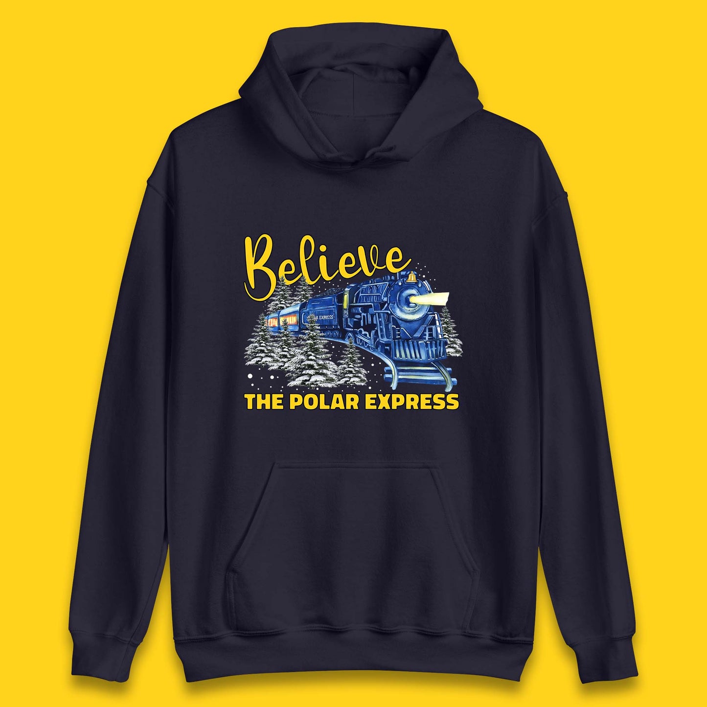 Believe The Polar Express Christmas Train Unisex Hoodie