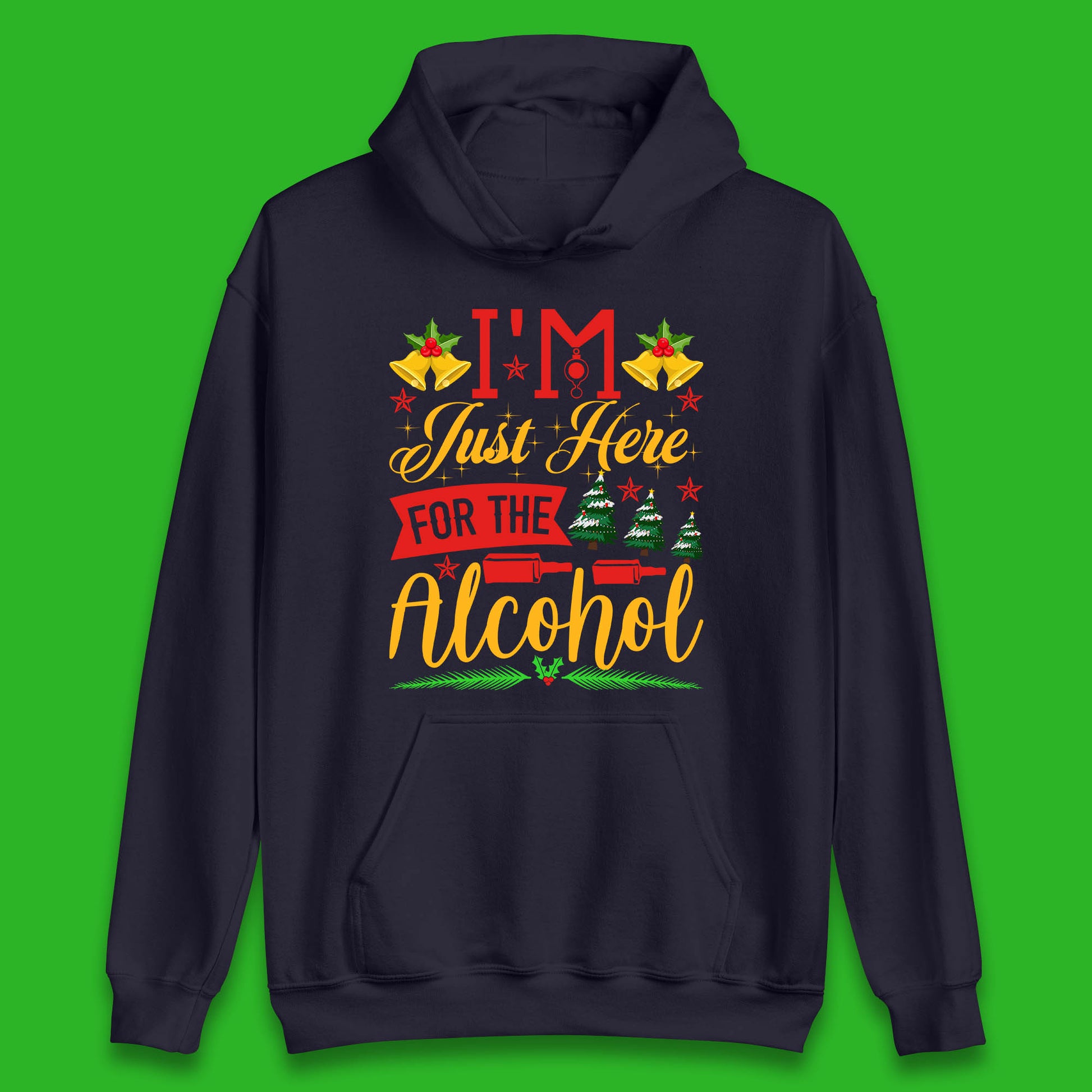 christmas drinking party hoodie