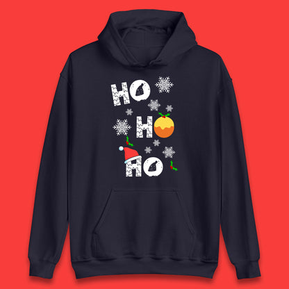 Ho Christmas Santa Hat Hoodie