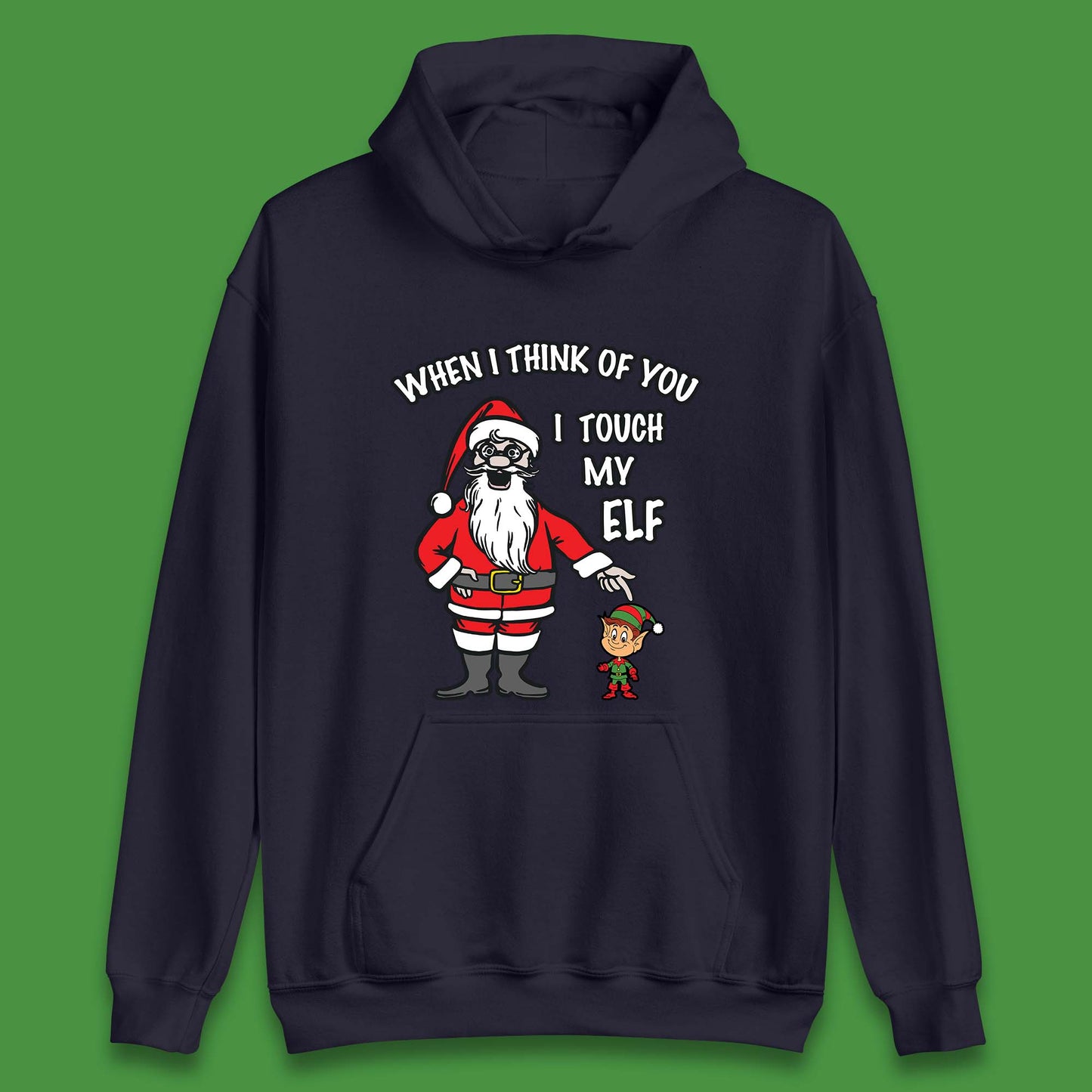 Cheeky Rude Funny Christmas Unisex Hoodie