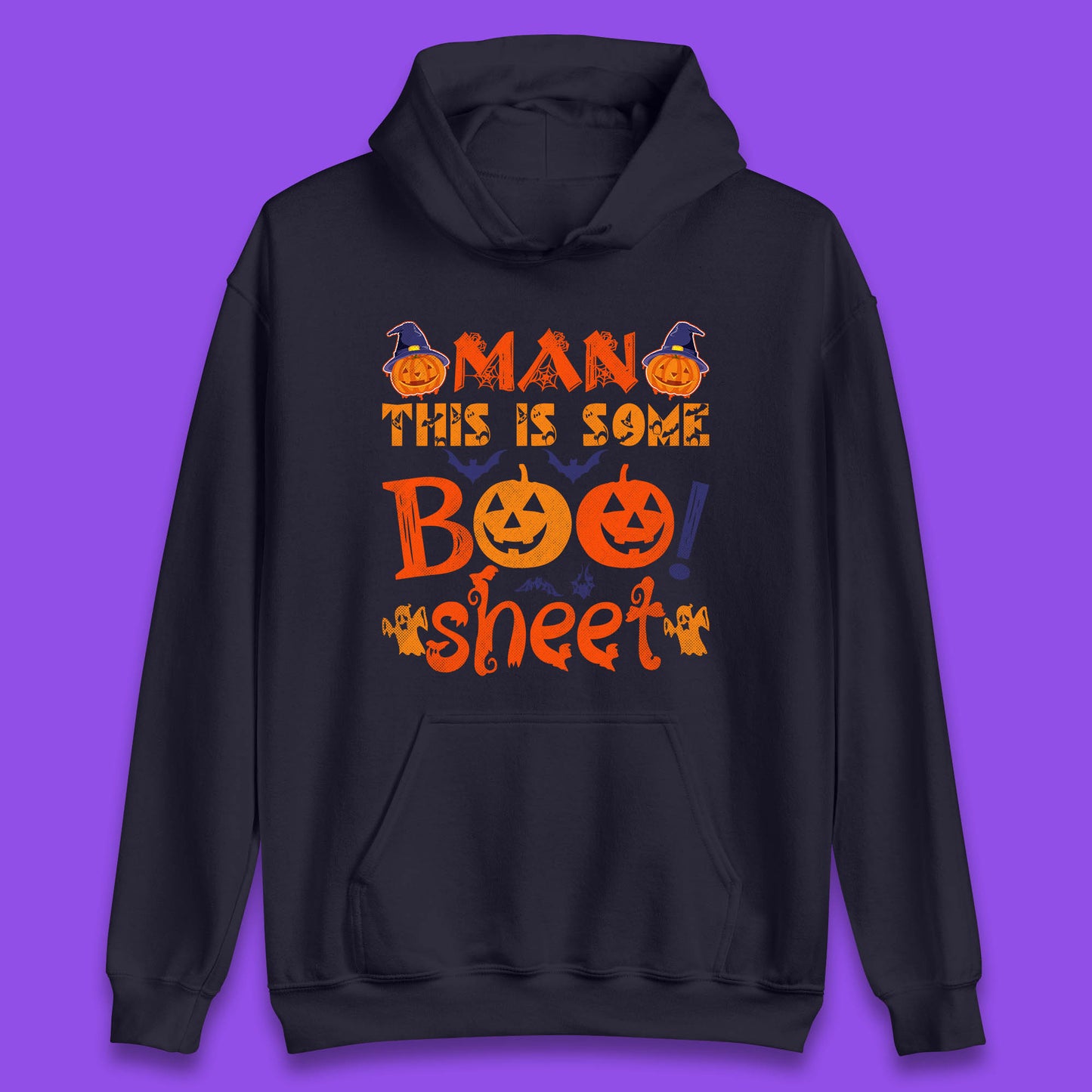 Man This Is Some Boo Sheet Funny Ghost Halloween Costume Unisex Hoodie