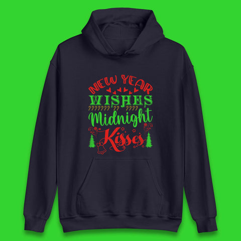 New Year Wishes Midnight Kisses  Unisex Hoodie