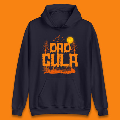 Dadcula Halloween Funny Monster Ghost Spooky Dad Gift Unisex Hoodie