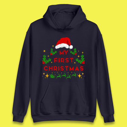 my first christmas winter hoodie