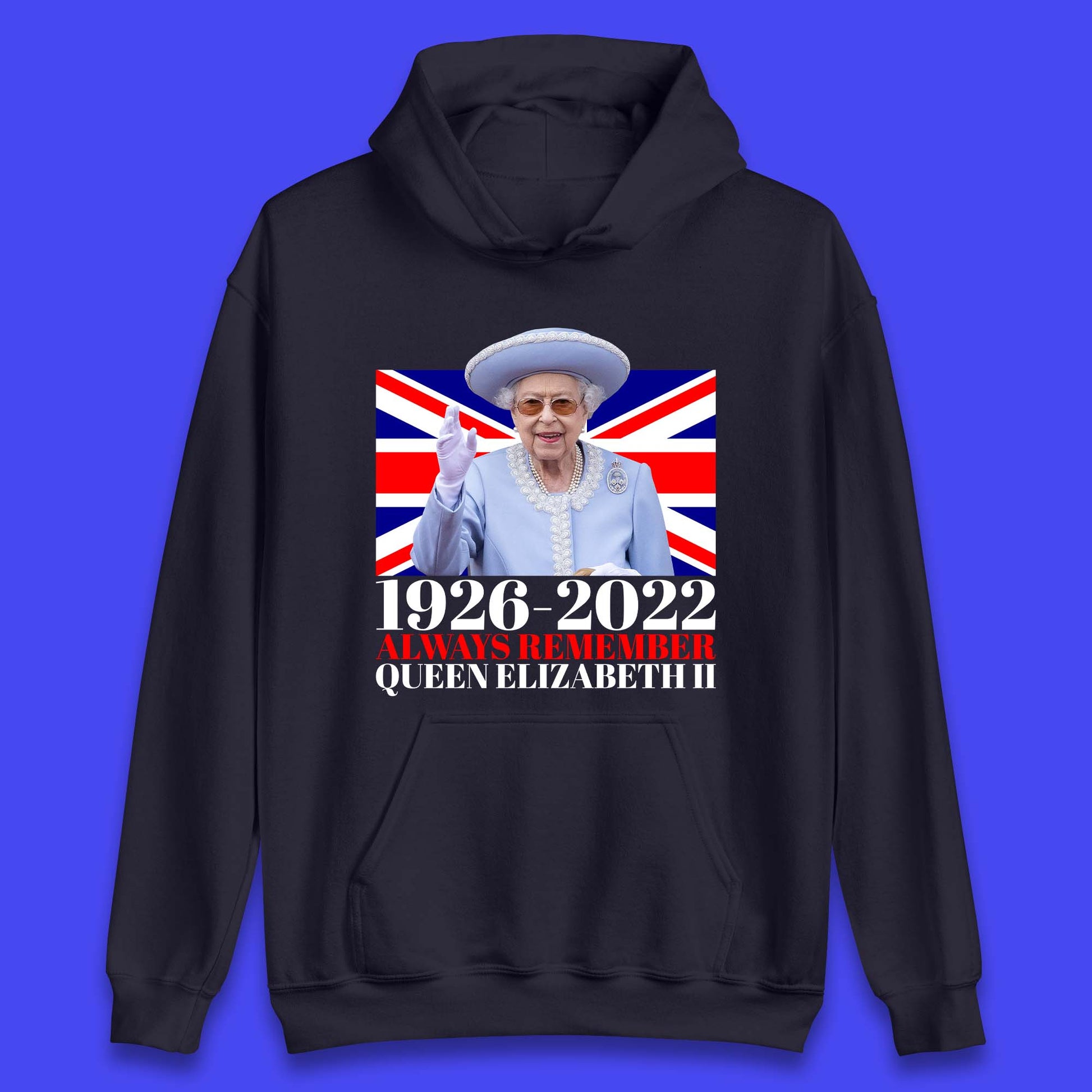 1926-2022 Queen Elizabeth II Unisex Hoodie
