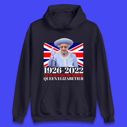 1926-2022 Queen Elizabeth II Unisex Hoodie
