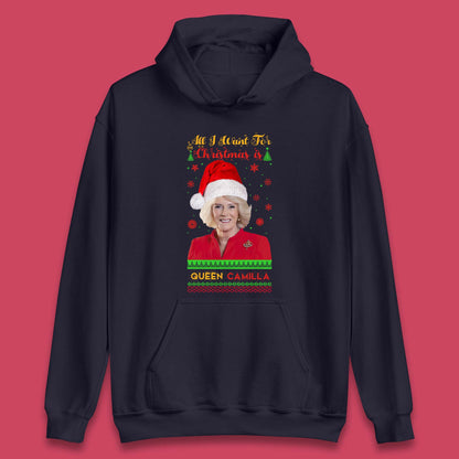 Queen Camilla Christmas Unisex Hoodie