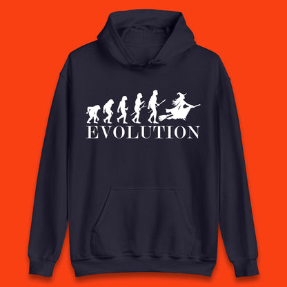 Witch Evolution Halloween Scary Spooky Witch Costume Unisex Hoodie