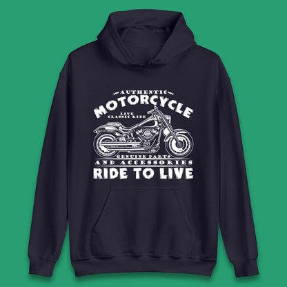 Motorcycle Ride To Live Unisex Hoodie
