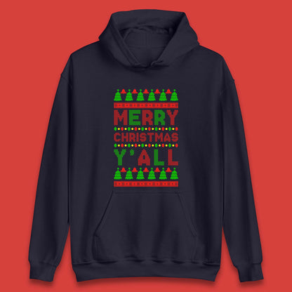 Merry Christmas Y'All Unisex Hoodie