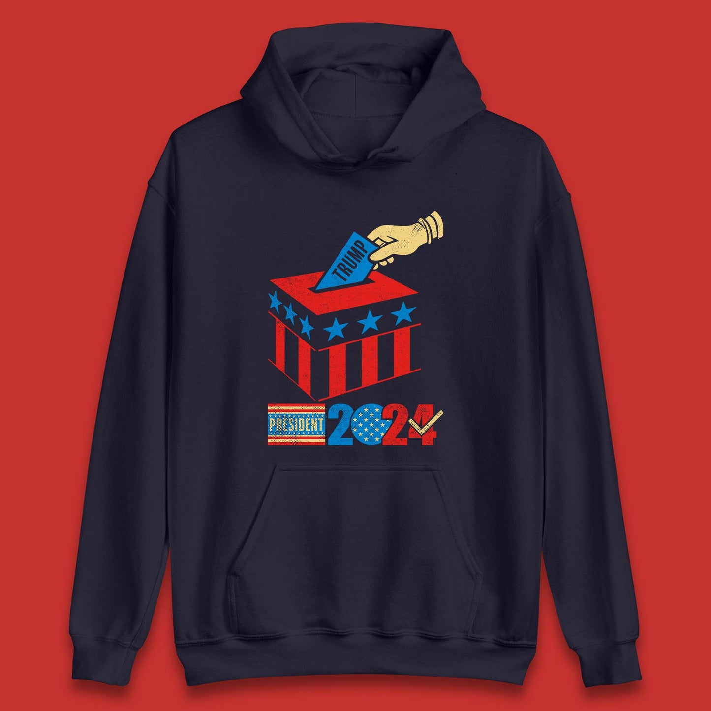 Trump President 2024 Donald Trump Campaign Vote For Trump Take America Back Unisex Hoodie