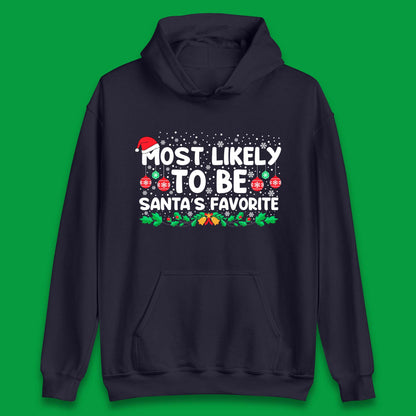 Santa's Favorite Christmas Unisex Hoodie