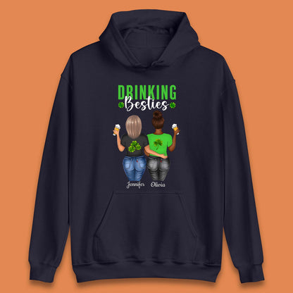 Personalised Drinking Besties Unisex Hoodie