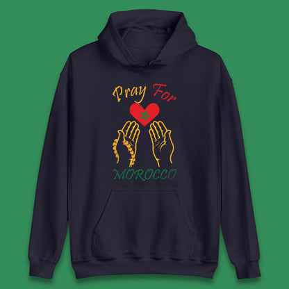Pray For Morocco Stay Strong Morocco Earthquake Support Unisex Hoodie