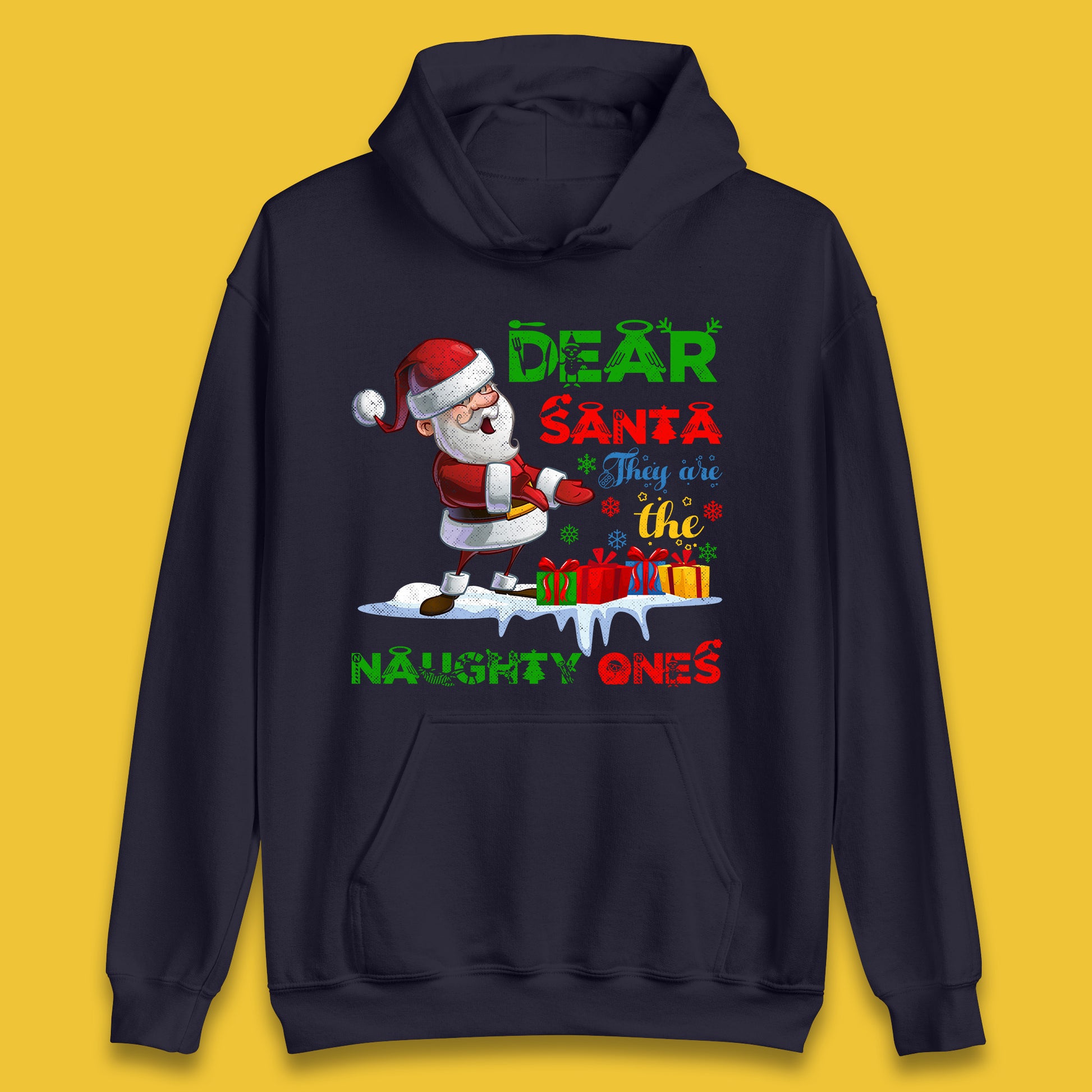 dear santa hoodie
