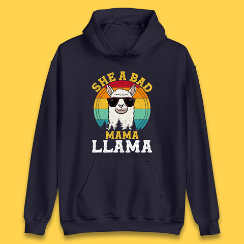 She A Bad Mama Llama Unisex Hoodie
