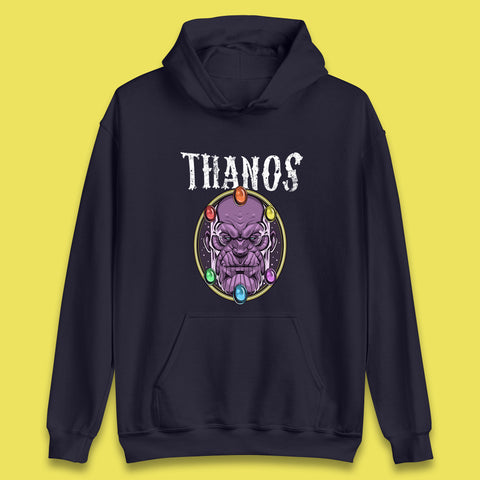 Thanos Avengers Infinity Stones Thanos Comic Book Supervillain Fictional Characters Infinity Gauntlet Marvel Villian Unisex Hoodie