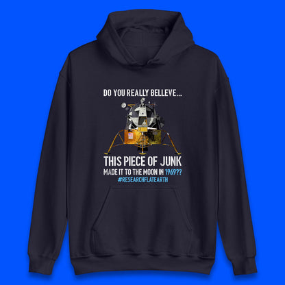 Research Flat Earth Unisex Hoodie
