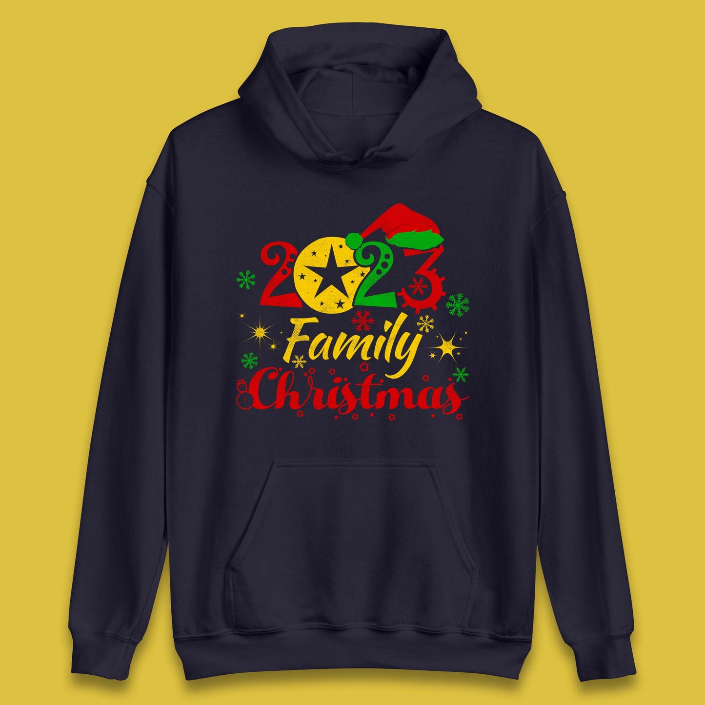 Family Christmas 2023 Christmas Matching Family Costume Xmas Unisex Hoodie