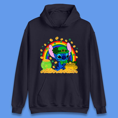 Disney Stitch St Patrick's Day Unisex Hoodie