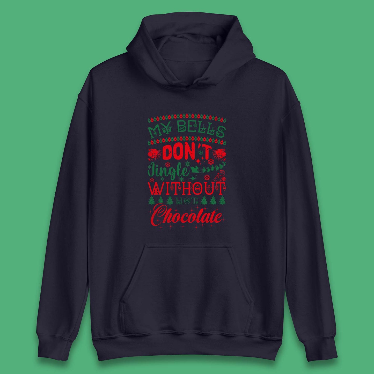 funny christmas chocolate hoodie