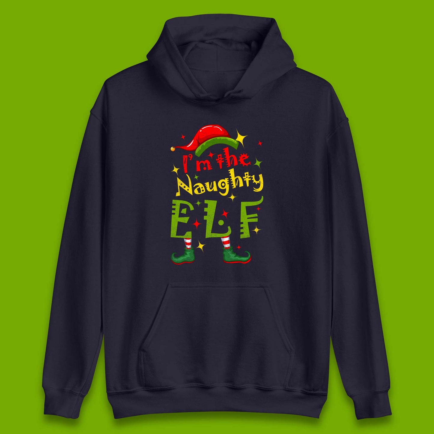 naughty elf hoodie