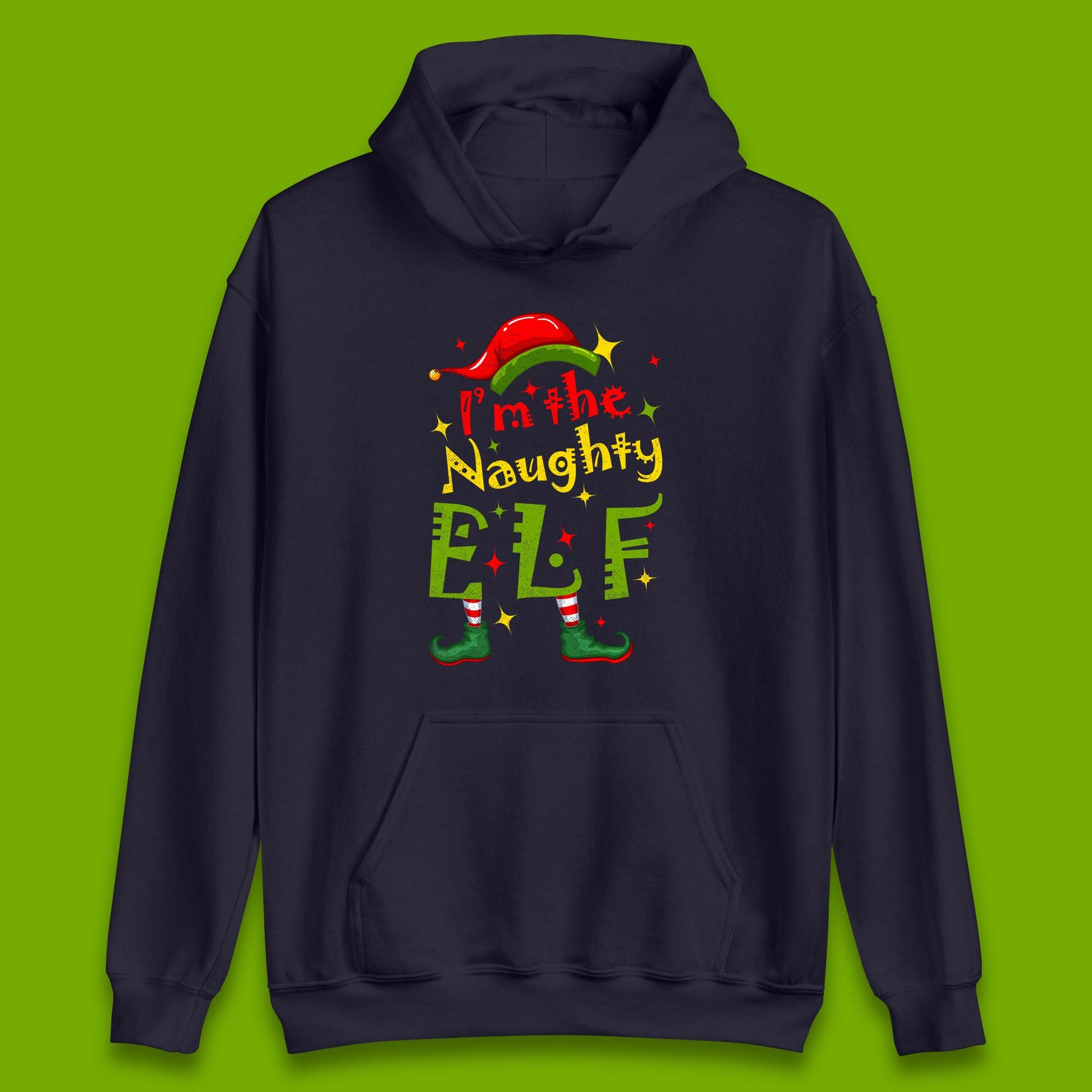 naughty elf hoodie