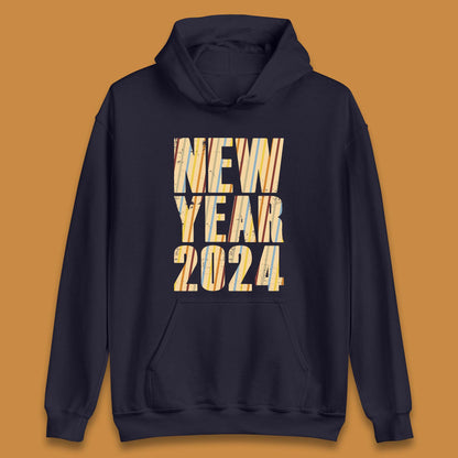 Retro Style New Year 2024 Unisex Hoodie
