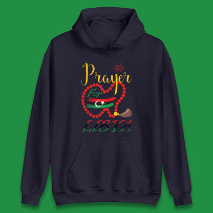 Prayer For Libya Help Libya Flood Solidarity Stand With Libya Unisex Hoodie