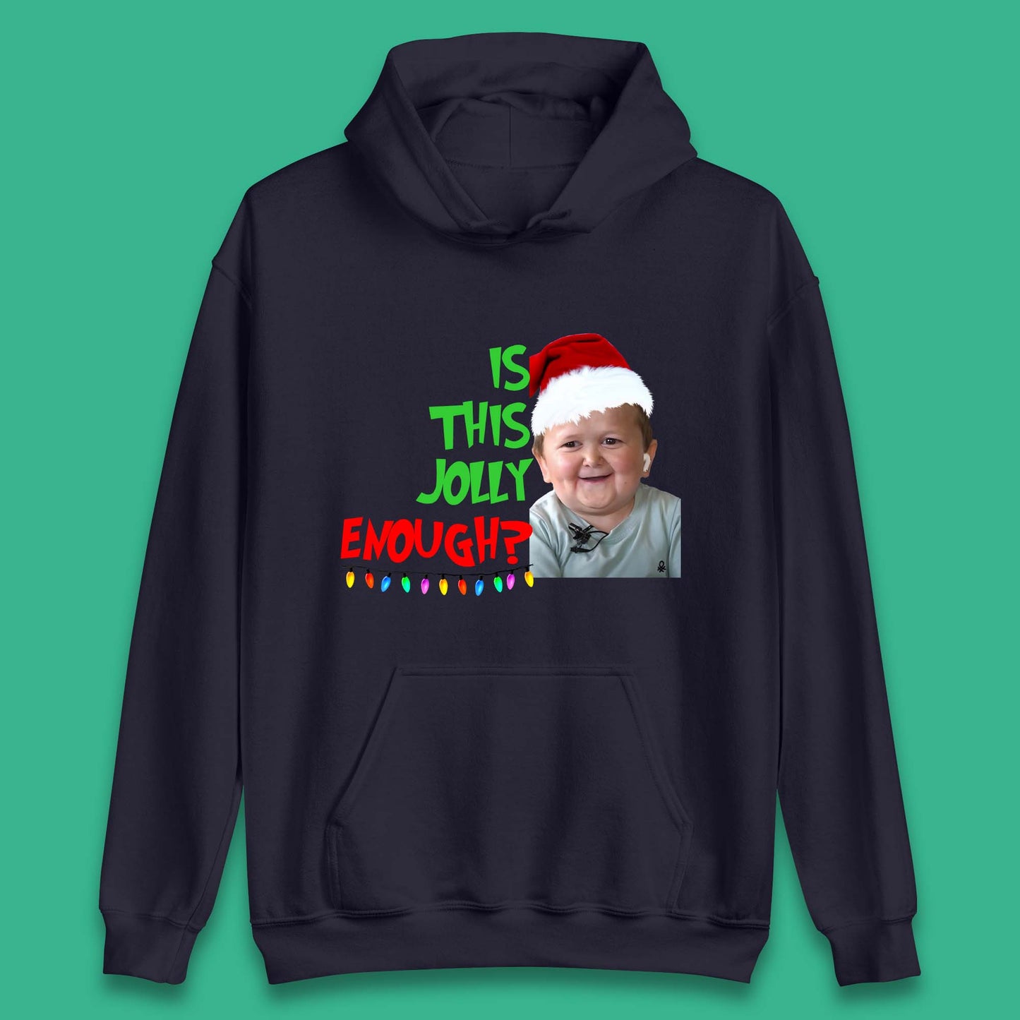 Jolly Enough Hasbulla Christmas Unisex Hoodie
