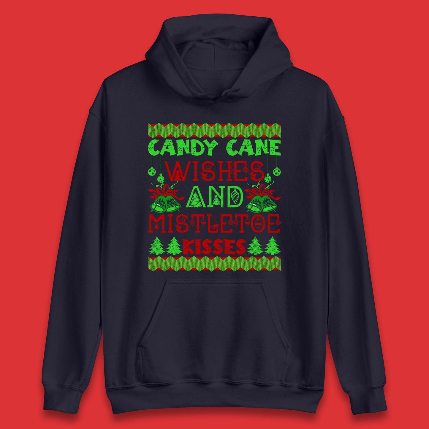 candy cane christmas hoodie