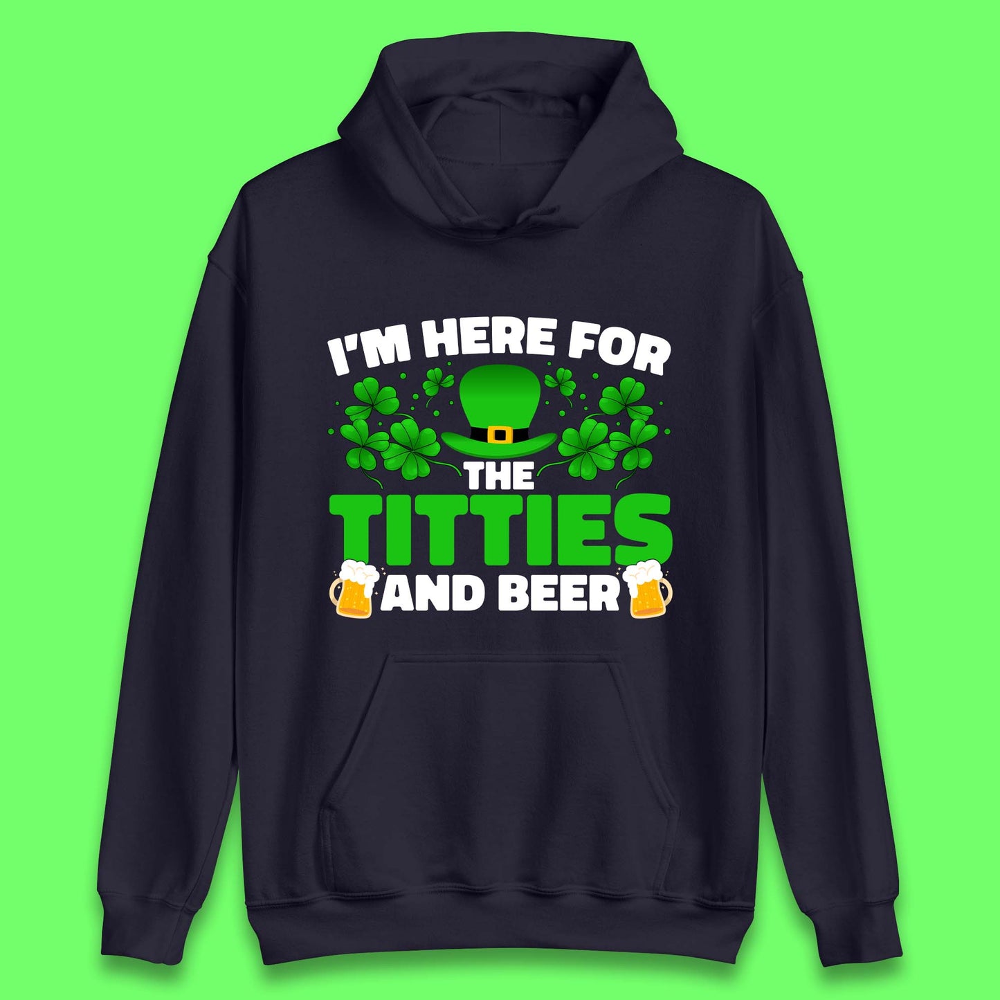 Rude St Patricks Day Hoodies UK