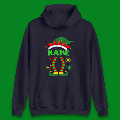 Personalised Elf Christmas Unisex Hoodie