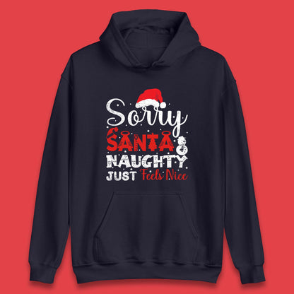 santa naughty christmas hoodie