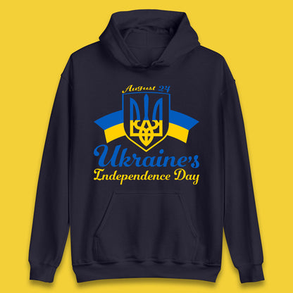 Ukraine's 24 August Ukraine Independence Day Proud Ukrainian Unisex Hoodie