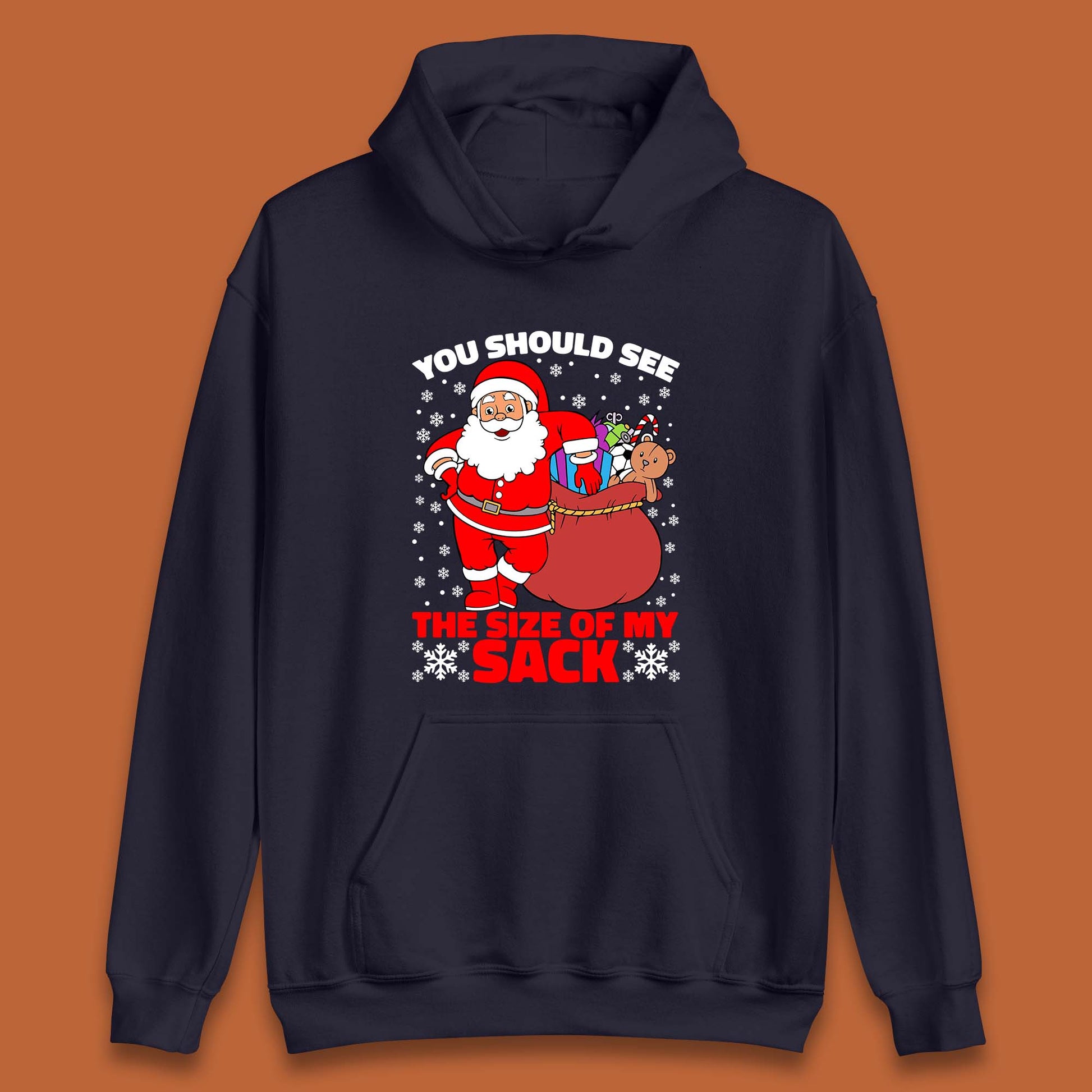 santa sack hoodie