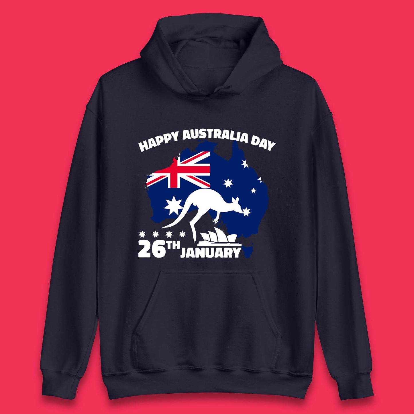 Happy Australia Day 26th January Unisex Hoodie