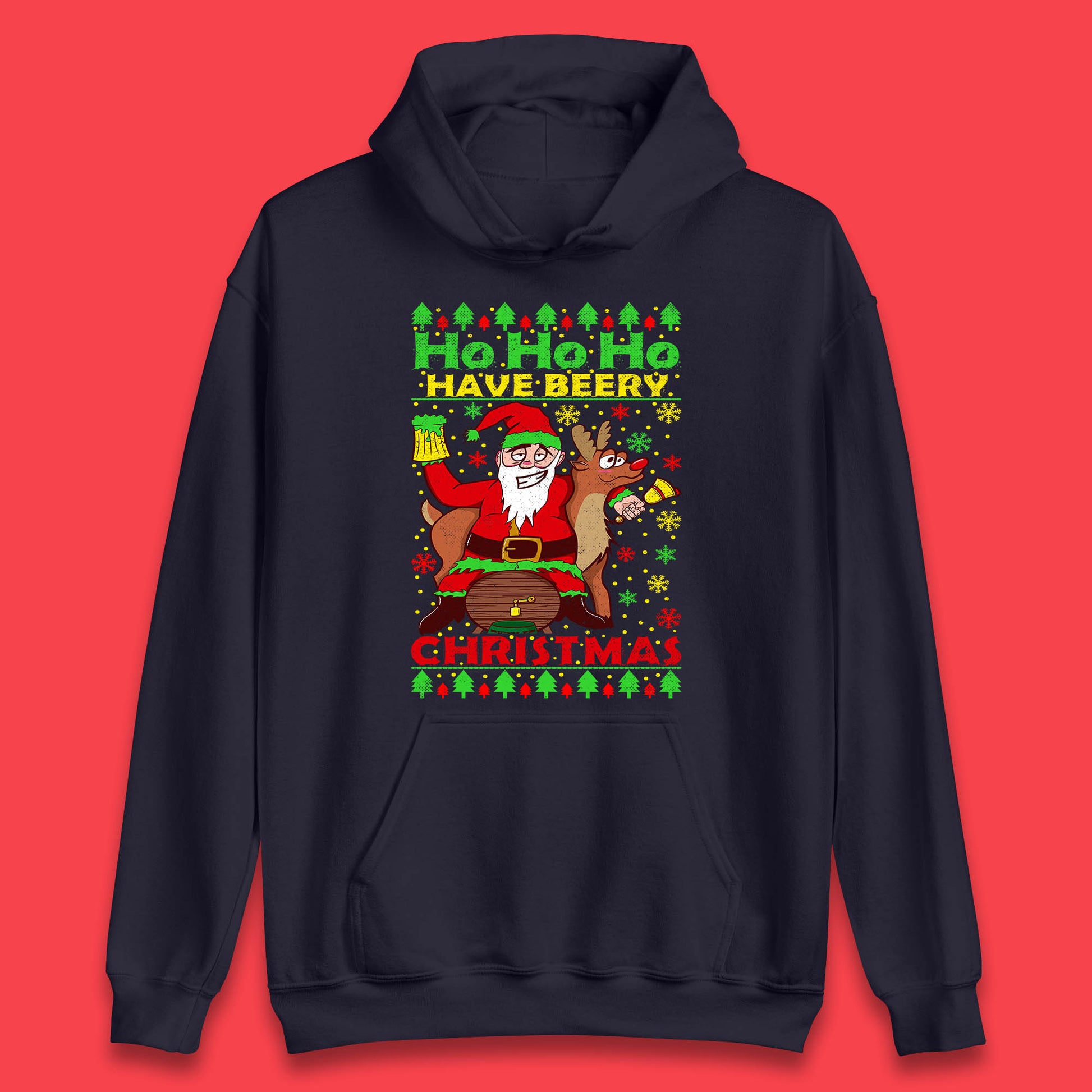 beery christmas hoodie