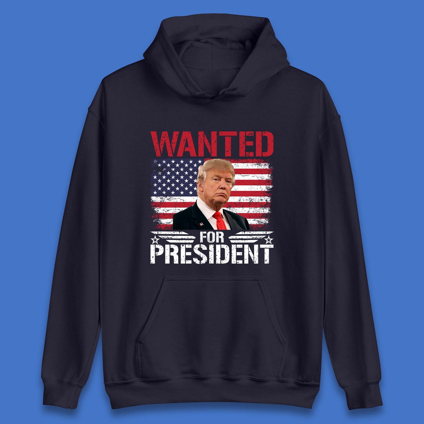 Wanted For President Donald Trump Mugshot Election 2024  Donald Trump Take America Back Unisex Hoodie