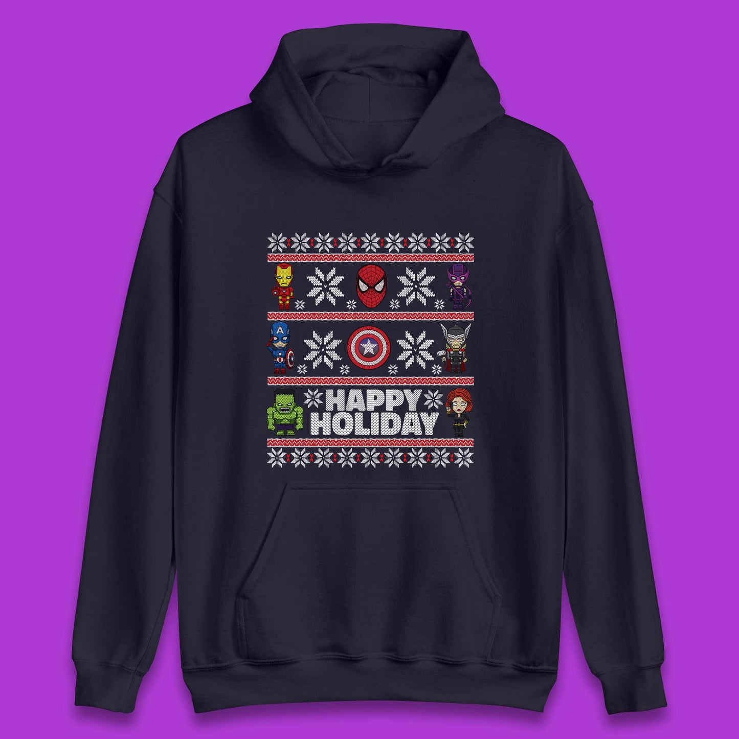Avengers Superheroes Christmas Unisex Hoodie