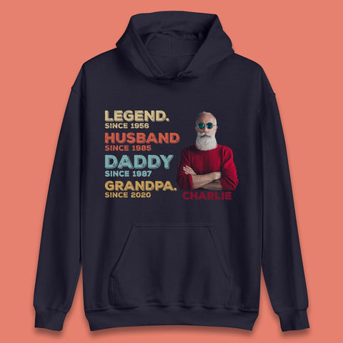 Personalised Legend Husband Daddy Grandpa Unisex Hoodie